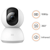 Kamera IP, 1080p, WiFi, 360°, microSD utor Mi Home Security Camera 360 White