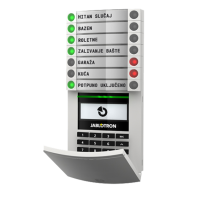 Pristupni modul sa RFID-om, tipkovnicom/tastaturom i ekranom JA-114E